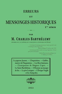Erreurs et mensonges historiques