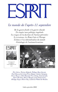  Esprit - Esprit N° 287, Août-Septemb : Le monde de l'après-11 septembre.