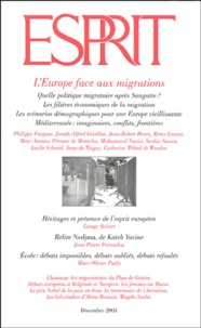 George Steiner et Jean-Pierre Peyroulou - Esprit N° 300 Décembre 2003 : L'Europe face aux migrations.