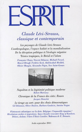 Marc-Olivier Padis - Esprit N° 377, août-septemb : Claude Lévi-Strauss, classique et contemporain.