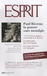 Paul Ricoeur, la pensée sans nostalgie