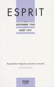 Esprit de Novembre 1940 à août 1941