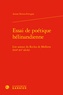 Ariane Bottex-Ferragne - Essai de poétique hélinandienne - Lire autour Du Reclus de Molliens (XIIIe-XVe siècles).
