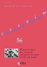 Poésie et vérité des formules des quatre discours écrites par Lacan