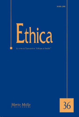 R Sautier et Franck Sérusclat - Ethica N°36, Mars 2001.