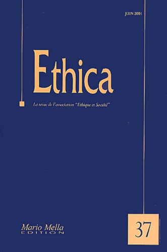  Collectif d'auteurs - Ethica N° 37 Juin 2001.