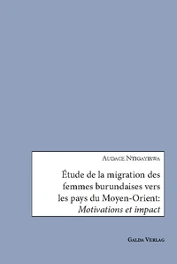 Étude de la migration des femmes burundaises vers les pays du Moyen-Orient: Motivations et impact