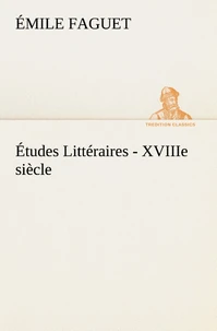 Études Littéraires - XVIIIe siècle.