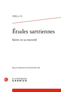 Sartre en sa maturité