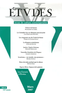 Etudes Tome 406, N° 3 (4063), Mars 2007