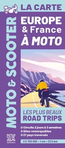 Europe et France à moto, la carte