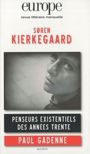 Jean-Baptiste Para et Franck Venaille - Europe N° 972, Avril 2010 : Soren Kierkegaard.