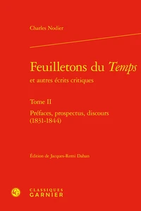 Feuilletons du Temps et autres écrits critiques