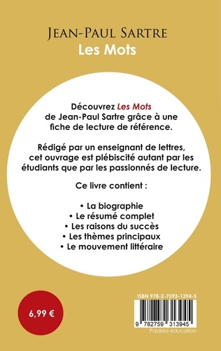 Fiche de lecture Les Mots (Étude intégrale)