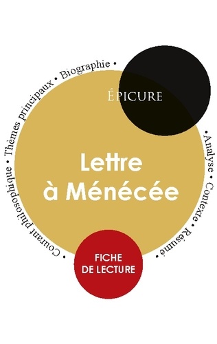  Epicure - Fiche de lecture Lettre à Ménécée (Étude intégrale).