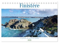 FINISTERE La pointe du bout du monde (Calendrier de bureau 2026 DIN A5 vertical), CALVENDO calendrier mensuel