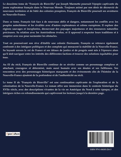 Les classiques de la littérature  FRANÇOIS DE BIENVILLE. Tome II