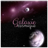 Galaxie cosmique (Calendrier mural carré 2026 30x30 cm) Calendrier double avec une page pour vos prises de notes