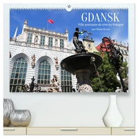GDANSK - Ville portuaire de rêve en Pologne  (Calendrier mural 2026 DIN A2 vertical) calendrier de bureau