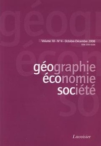  Tec & Doc - Géographie, économie, société Volume 10, N° 4, Octobre-Décembre 2008 : .