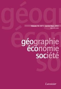  Tec & Doc - Géographie, économie, société Volume 14, N° 1, Janvier-Mars 2012 : .