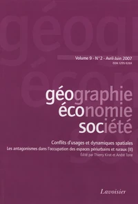 Conflits d'usages et dynamiques spatiales