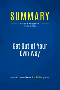 Get Out of Your Own Way