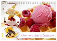 Gourmandises glacées (Calendrier de bureau 2026 DIN A5 vertical), CALVENDO calendrier mensuel