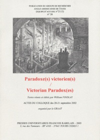 William Findlay - GRAAT N° 30, Juin 2005 : Paradoxe(s) victorien(s).