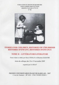 Histoires d'enfant, histoires d'enfance