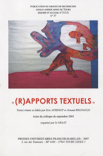 Eric Athenot et Arnaud Regnauld - GRAAT N° 37 : "(R)apports textuels".