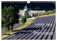 Grands sites de Provence (Calendrier mural 2026 DIN A4 vertical), CALVENDO calendrier mensuel