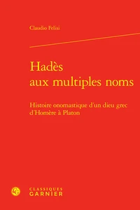 Hadès aux multiples noms