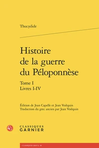 Histoire de la guerre du Péloponnèse