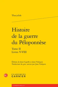 Histoire de la guerre du péloponnèse