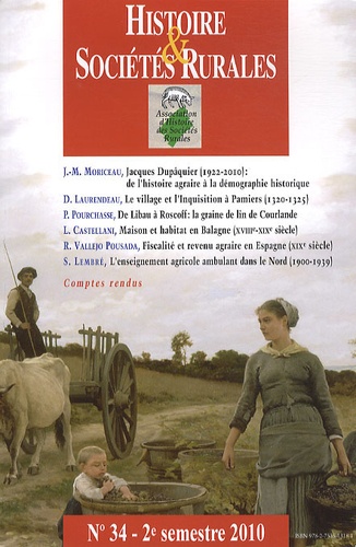 Jean-Marc Moriceau - Histoire & Sociétés Rurales N° 34, 2e semestre 2 : .