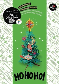 Ho ho ho ! Un sapin en papier à fabriquer et à décorer