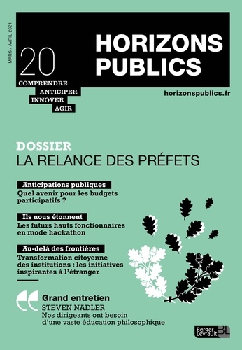 David Le Bras et Floriane Boulay - Horizons publics N° 20, mars-avril 2021 : La relance des préfets.