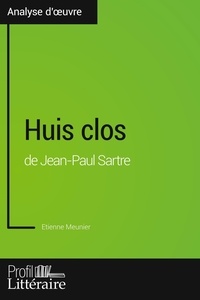 Etienne Meunier - Huis clos de Jean-Paul Sartre.