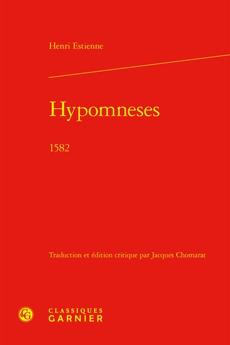 Hypomneses. 1582