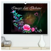 Images d'art Ikebana  (Calendrier mural 2026 DIN A2 vertical) calendrier de bureau