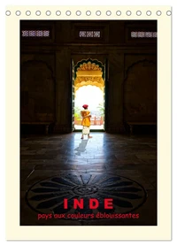 INDE pays aux couleurs éblouissantes (Calendrier de bureau 2026 DIN A5 horizontal), CALVENDO calendrier mensuel
