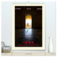 INDE pays aux couleurs éblouissantes  (Calendrier mural 2026 DIN A2 horizontal) calendrier de bureau