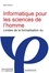 Informatique pour les sciences de l'homme. Limites de la formalisation du raisonnement