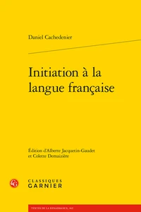 Initiation à la langue française