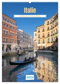 Italie - Des Dolomites à la côte amalfitaine (Calendrier mural 2026 DIN A2 horizontal), CALVENDO calendrier mensuel