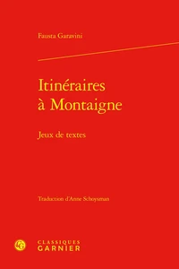 Itinéraires à Montaigne