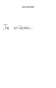 Je m'écris