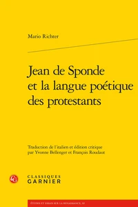 Jean de Sponde et la langue poétique des protestants