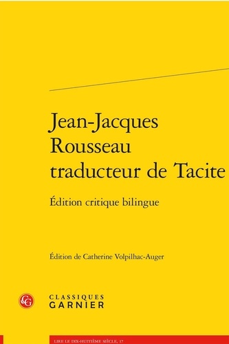 Jean-Jacques Rousseau traducteur de Tacite